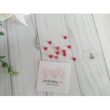 Полужемчуг 6 мм, цвет красный №122, 5 г